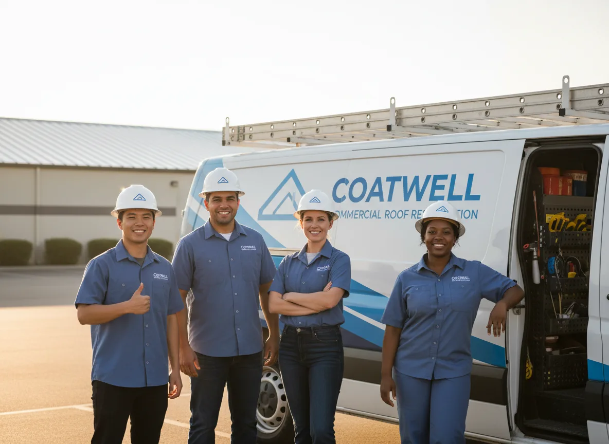Commercial roof coating company in Pittsville, WI